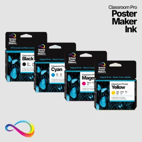 full set classroom pro ink cartridges for school poster makers
