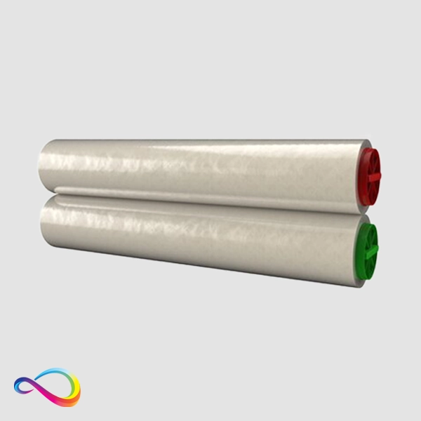 A pair of cold lamination rolls for protecting school materials without the need for heat