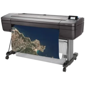 HP DesignJet Z6dr printing a coastal aerial image