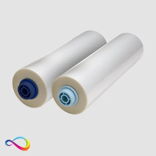 A pair of hot lamination rolls, providing heat-based protection for school materials