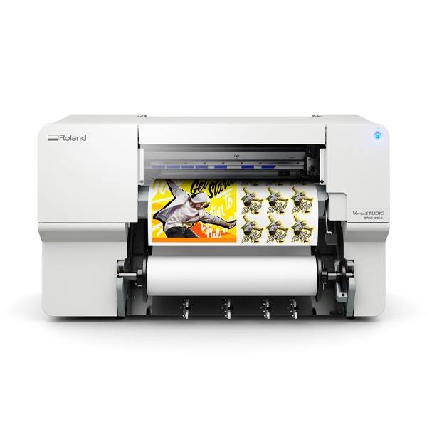 BN2-20A Desktop Printer/Cutter printing vibrant graphics