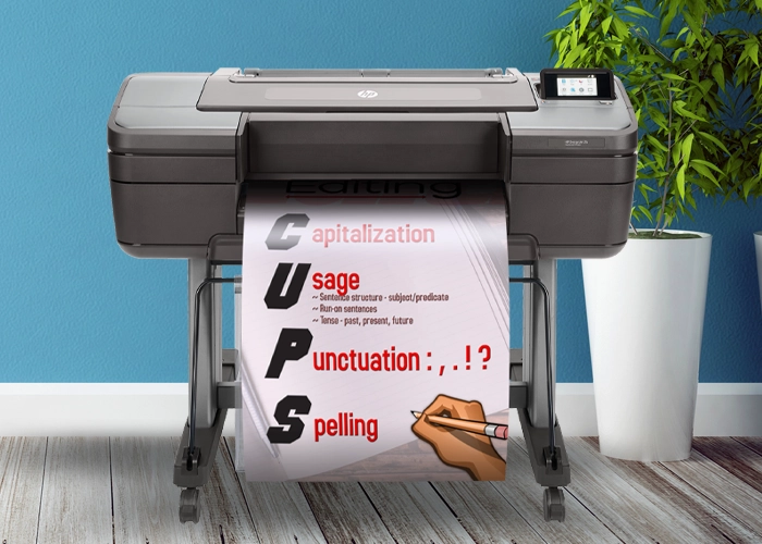 poster printing machine printing colorful school poster